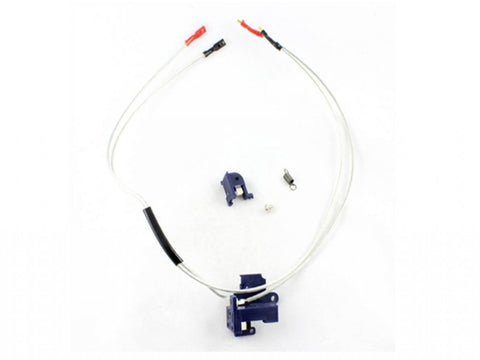 Lonex Airsoft Silver Plated Rear Wire Set/Kit Switch Assembly for Version 2 Gearboxes - Airsoft Nation