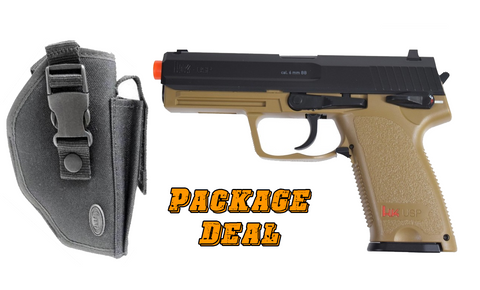 H&K USP Co2 Pistol & Holster Combo - Airsoft Nation