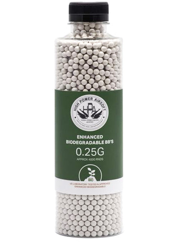 HPA 0.25g Biodegradable Airsoft BBs, 4000 Ct. - Airsoft Nation