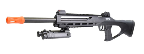 ASG TAC-6 CO2 Semi-Auto Sniper Rifle Kit with Scope, Integrated Laser & Bipod - Airsoft Nation
