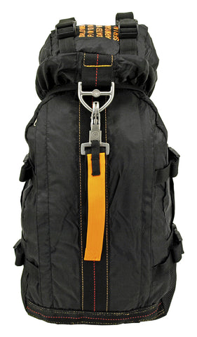 Flight Parachute Backpack, Black - Airsoft Nation