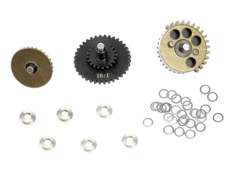 Black Knight Reinforced 4mm Shaft High Speed Gear Set 16:1 - Airsoft Nation