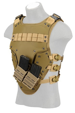 TF3 High Speed Airsoft Body Armor, Tan - Airsoft Nation
