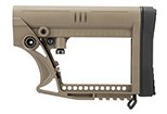 G-Force Adjustable Stock w/ Cheek plate for Carbine Airsoft Rifles, Tan - Airsoft Nation