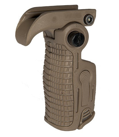 AB163 AK-Style Foldable & Extendable Tactical Foregrip, Dark Earth - Airsoft Nation