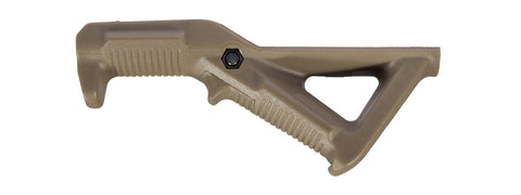 Plastic Angled Foregrip, Dark Earth - Airsoft Nation