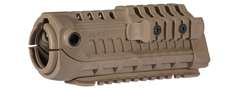 M4S1 Tactical Airsoft Handguard, Tan - Airsoft Nation