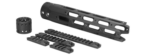 Ares 250mm M4/M16 Octagonal Handguard Set, Black - Airsoft Nation