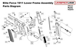 Elite Force/KWC 1911 CO2 Blowback Airsoft Pistol Frame Screw - Airsoft Nation