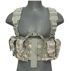 Lancer Tactical Nylon M4 Chest Harness, ACU - Airsoft Nation