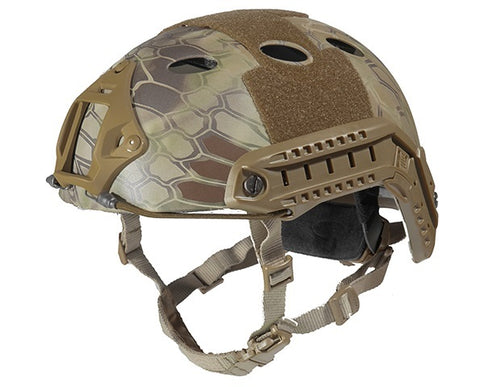 Lancer Tactical SpecOps Military Style Helmet, PJ Type with Rails and Velcro, HLD - Airsoft Nation
