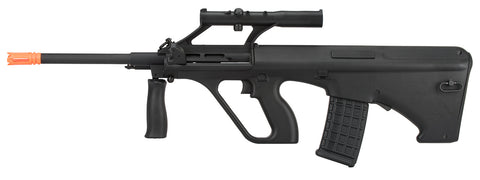 GHK AUG A1 Gas Blowback Airsoft Rifle, Black - Airsoft Nation