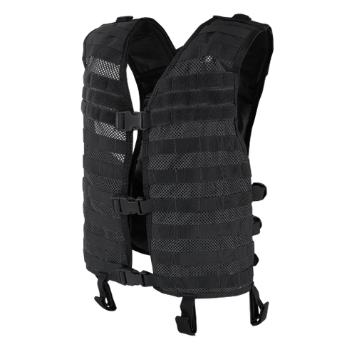 Condor MOLLE Mesh Hydration Tactical Vest, Black - Airsoft Nation