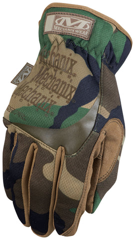 Mechanix FastFit Tactical Gloves, Woodland - Airsoft Nation