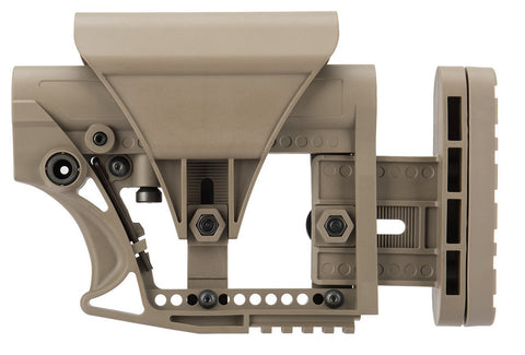 G-Froce Adjustable Stock for Carbine Airsoft Rifles, Tan - Airsoft Nation