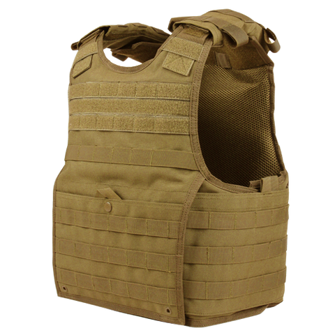 Condor MOLLE Exo Plate Carrier - Coyote Brown - Airsoft Nation