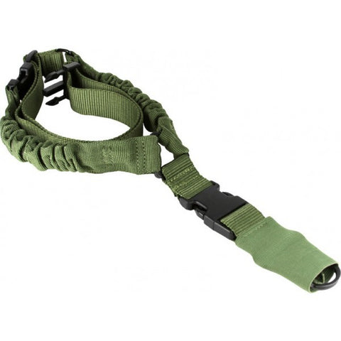 Aim Sports One Point Bungee Rifle Sling, Green - Airsoft Nation