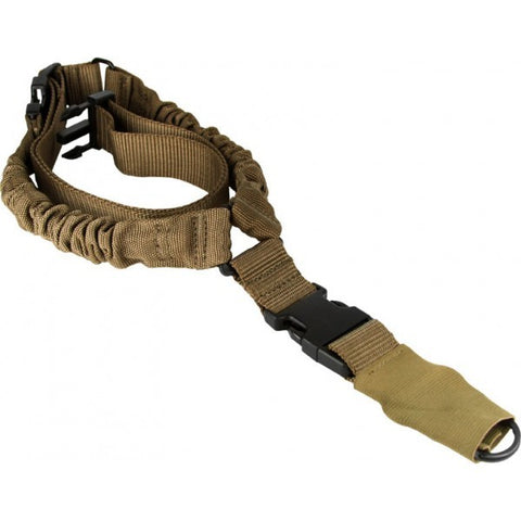 Aim Sports One Point Bungee Rifle Sling, Tan - Airsoft Nation