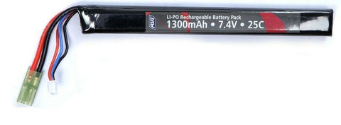 ASG 7.4v 1300mAh Single Stick LiPO Battery - Airsoft Nation