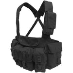 Condor 7 Pocket Tactical Chest Rig, Black - Airsoft Nation