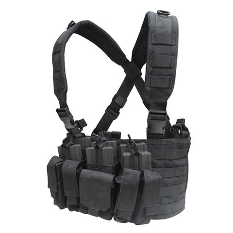 Condor MOLLE Recon Chest Rig, Black - Airsoft Nation