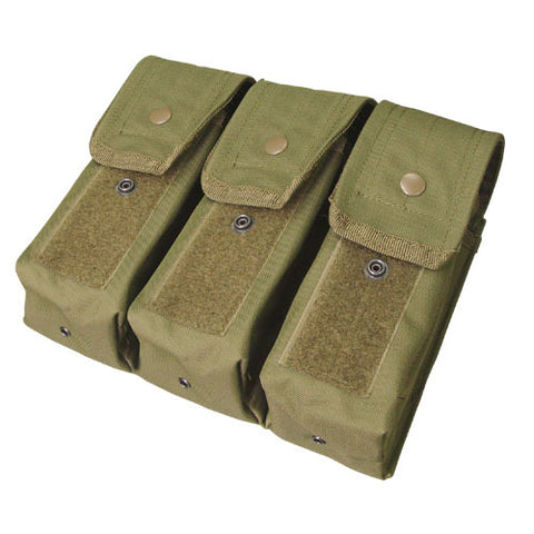 Condor MOLLE Triple AR/AK Mag Pouch, OD - Airsoft Nation