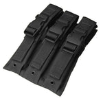 Condor MOLLE Triple MP5 Magazine Pouch, Black - Airsoft Nation