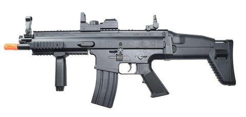 FN Herstal Entry Level SCAR Electric LPEG Airsoft Rifle w/ Red Dot Sight, Black - Airsoft Nation