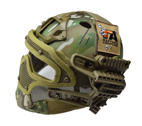 RTQ G4 System PJ Helmet & Full Mask, Modern Camo - Airsoft Nation