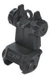 ICS CFS Rear Folding Sight, Black - Airsoft Nation