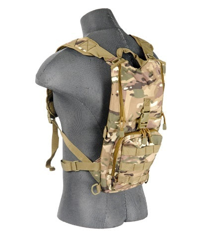 Lancer Tactical Lightweight Hydration Pack, Camo - Airsoft Nation