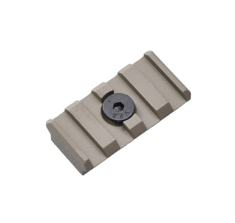 UTG PRO M-LOK 4-Slot Picatinny/Weaver/20mm Rail Section for Magpul MLOK Rails, Tan - Airsoft Nation