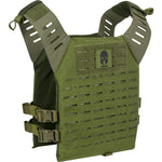 Valken Alpha Plate Carrier LC, OD Green w/ Spartan Symbol - Airsoft Nation