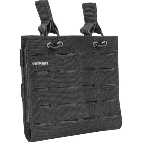 Valken Multi Rifle Double Mag Pouch LC, Black - Airsoft Nation