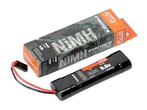 Raptors Airsoft RTQ NiMH 1600mah 9.6v Mini-Brick Battery - Airsoft Nation