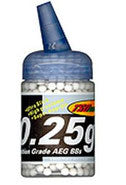 TSD Competition Grade AEG 6mm plastic airsoft BBs, 0.25g, 1000 rds, white - Airsoft Nation