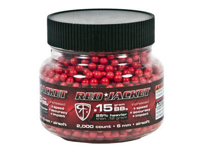Umarex Red Jacket 6mm Airsoft BBs, 0.15g, 2,000 Rds - Airsoft Nation