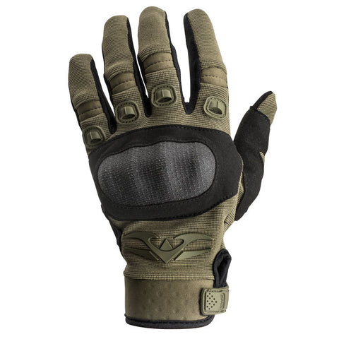 Valken Zulu Tactical Hard Knuckled Gloves, OD Green - Airsoft Nation