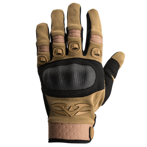 Valken Zulu Tactical Hard Knuckled Gloves, Tan - Airsoft Nation
