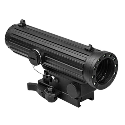 NC STAR LIO 4x34mm Blue Illuminated Scope with NAV Red/White LED Lights - Airsoft Nation