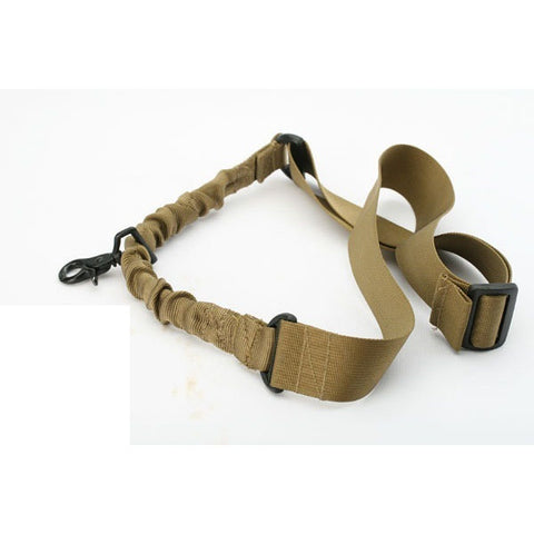 Tactical One Point Bungee Sling, Tan - Airsoft Nation