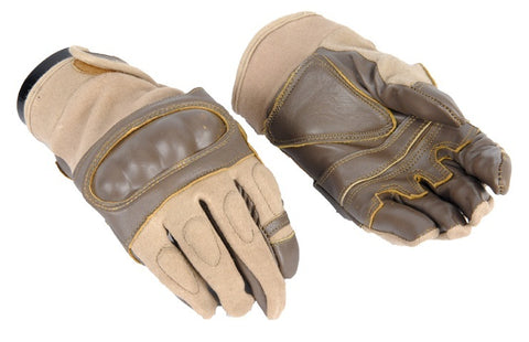 Tan Hard Knuckle Gloves - Airsoft Nation