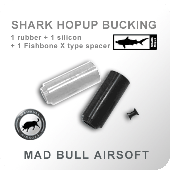 Madbull Fishbone Hop Up Bucking Rubber & Silicone 2-Pack - Airsoft Nation