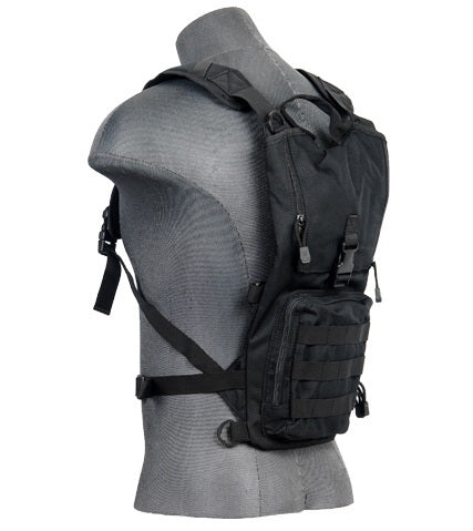 Lancer Tactical Lightweight Hydration Pack, Black - Airsoft Nation
