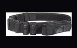 Leapers Heavy Duty Elite Law Enforcement Pistol Belt with Dual Mag Pouches - Black - Airsoft Nation