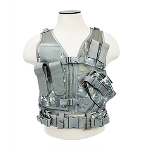 NC Star Children's Tactical Vest, Digital Camo - Airsoft Nation