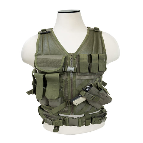 NC Star Children's Tactical Vest, OD Green - Airsoft Nation
