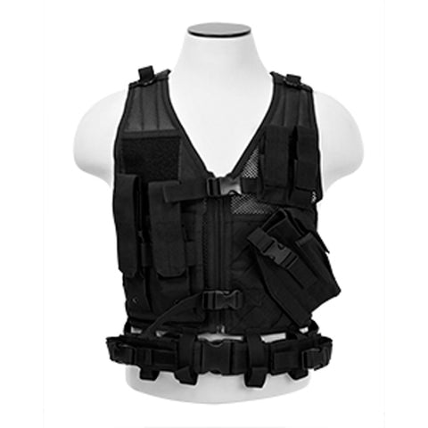 NC Star Children's Tactical Vest, Black - Airsoft Nation