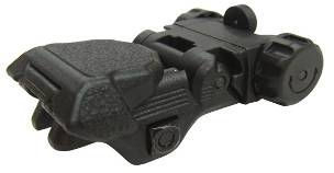 Set of Front and Rear Flip-Up Sights by ASG, Fiber Optic - Airsoft Nation