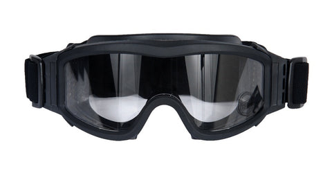 Lancer Tactical Airsoft Safety Goggles, Basic, Black Frame, Clear Lens - Airsoft Nation